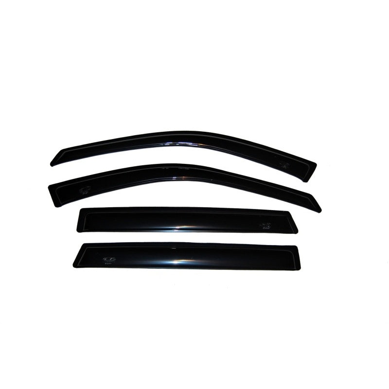 AVS 01-06 Hyundai Santa Fe Ventvisor Outside Mount Window Deflectors 4pc – Smoke