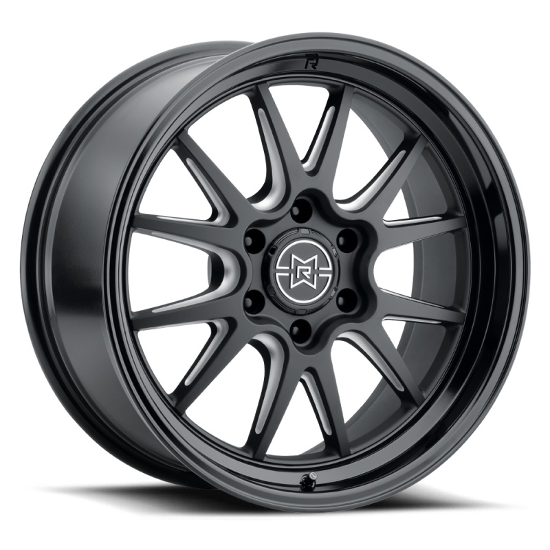Method Raised MR802 20×9 / 8×180 BP / -12mm Offset / 124.1mm Bore – Double Black Milled Wheel
