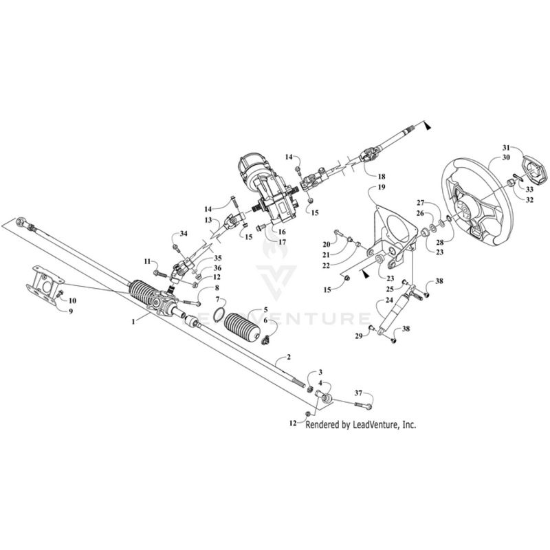 Tie Rod End,Inner (Wc Xx) By Arctic Cat