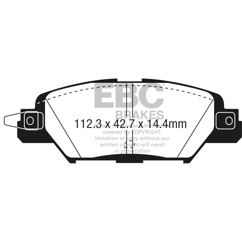 EBC 2016 Mazda CX-5 2.0L Greenstuff Rear Brake Pads