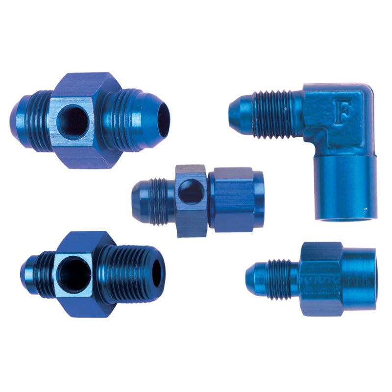 Fragola -10AN Bypass Return Inlet Fitting – Black