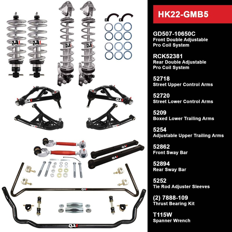 QA1 HK22-GMB5 Level 2 Full Vehicle Handling Kit 94-96 GM B-Body W/ Shocks