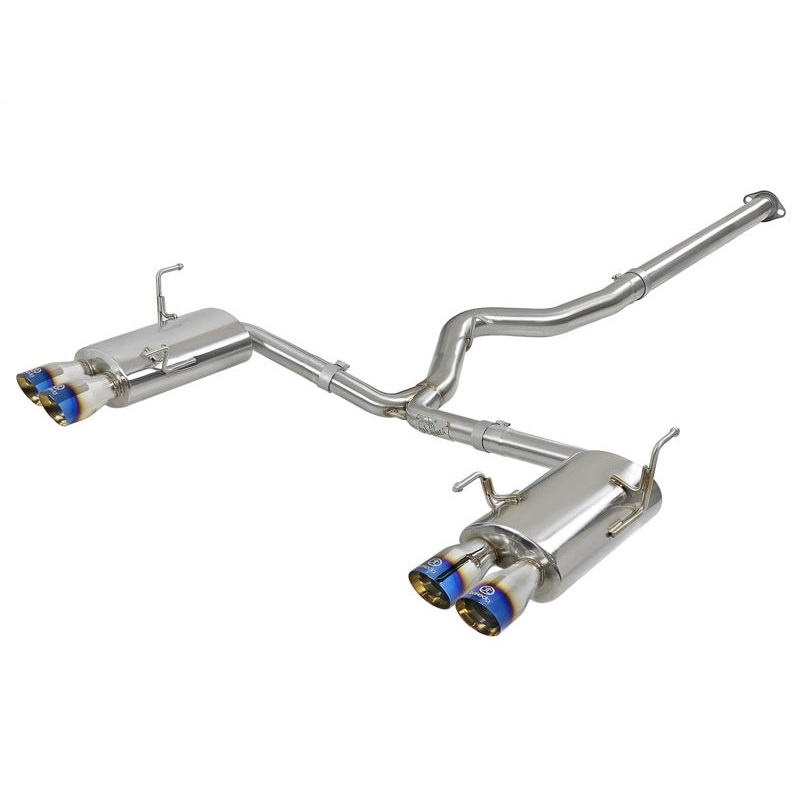 aFe Takeda 3 IN to 2-1/4 IN 304 Stainless Steel Cat-Back Exhaust System – 2015-2021 Subaru WRX/STI (VA)