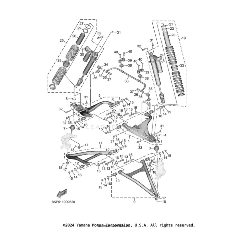 Front Upper Arm by Yamaha