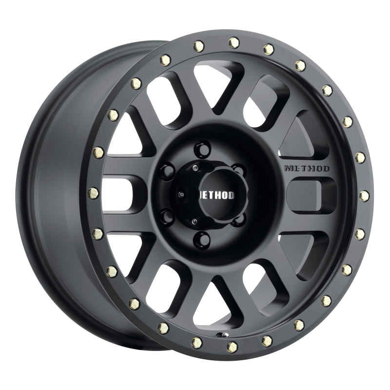 Method MR309 Grid 17×8.5 0mm Offset 6×135 94mm CB Matte Black Wheel