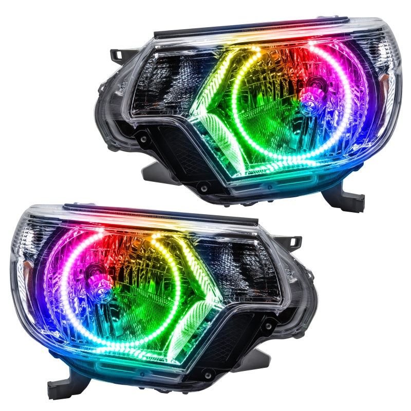 Oracle Pre-Assembled Headlights SMD ColorSHIFT w/ 2.0 Controller Toyota Tacoma 2012-2015 | orl8163-333
