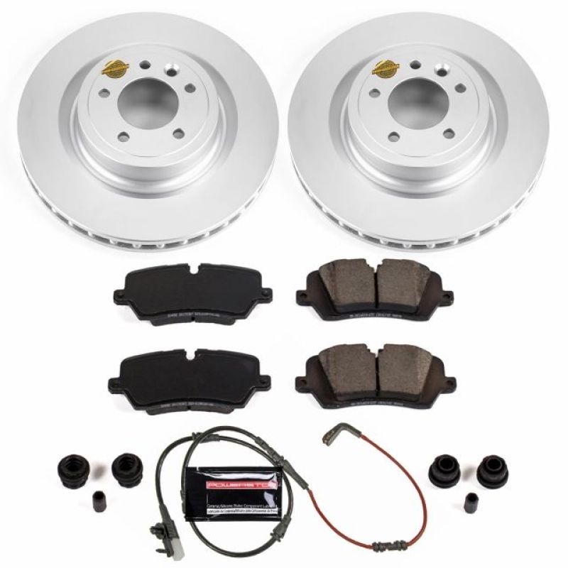 PowerStop Power Stop 2017 Land Rover Discovery Rear Z23 Evolution Sport Coated Brake Kit