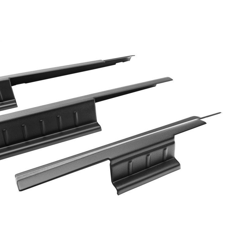 Rugged Ridge 18-22 Jeep Wrangler (JL) Rocker Pnl/Sill Plate Cvr 4dr. Rocker Guard 4pc. – Tex. Blk