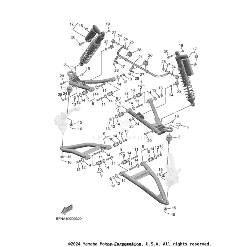 Stabilizer Bracket by Yamaha