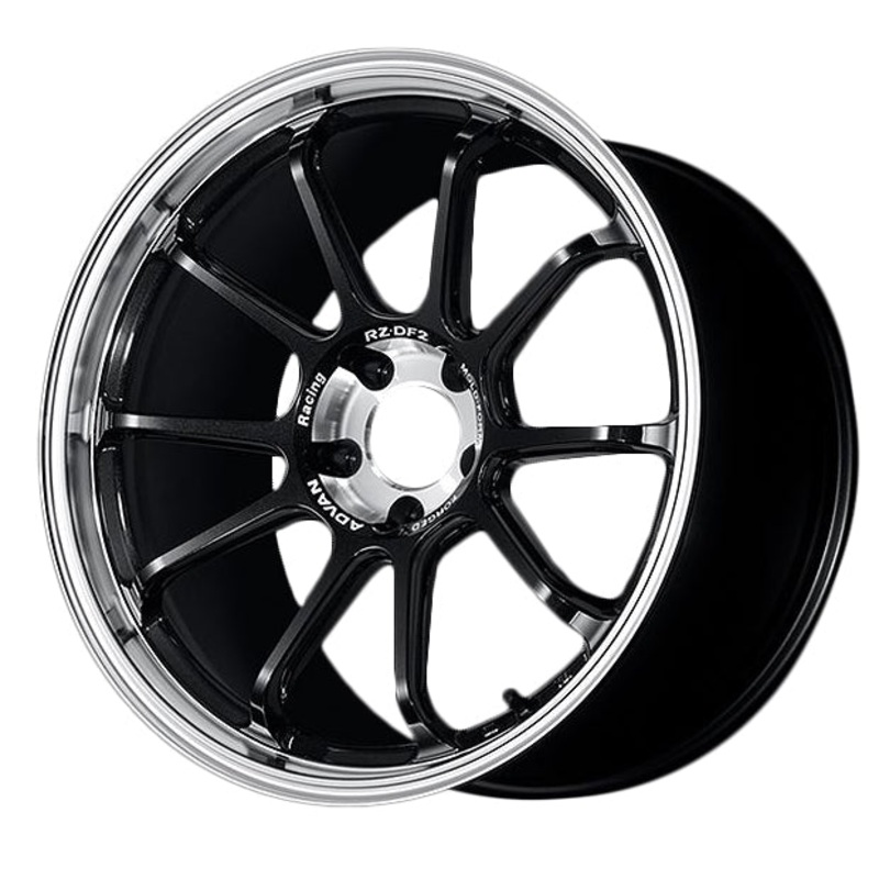 Advan RZ-DF2 Wheel (C-3 Concave) – 20×10.5 +44 | 5×114.3 | Diamond Cut & Racing Titanium Black