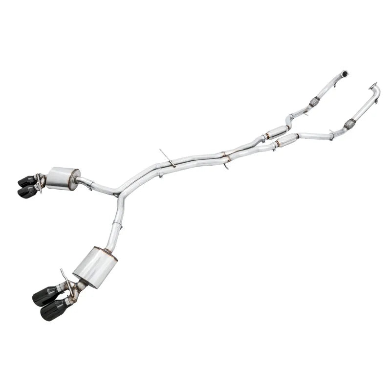 AWE SwitchPath Exhaust for Audi B9 S4 – Non-Resonated – Diamond Black 102mm Tips (3025-43034)