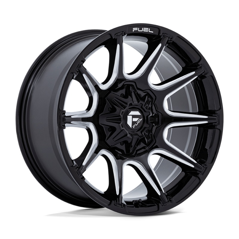 Fuel Wheels FC880 Super C 22″ 6×135/6×139.7 Gloss Black Milled