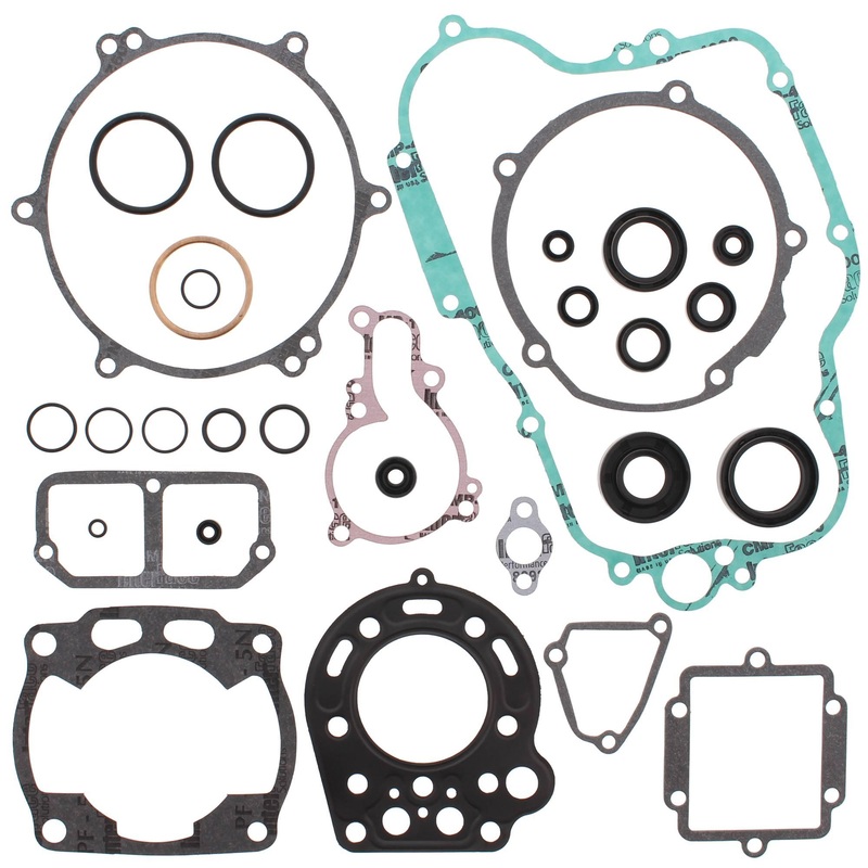 Vertex 811423 Gaskets 90-91 Kawasaki KX125 Complete Gasket Kit w/ Oil Seals
