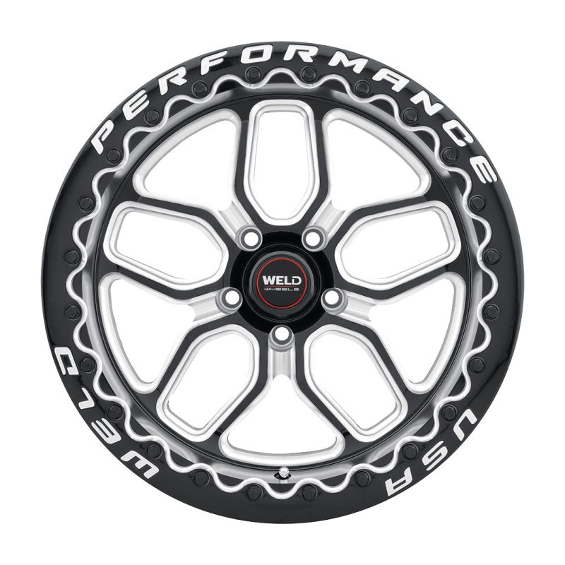 Weld Racing 19×9 Laguna 5×120 ET38 BS6.5 Gloss BLK MIL DIA 72.56