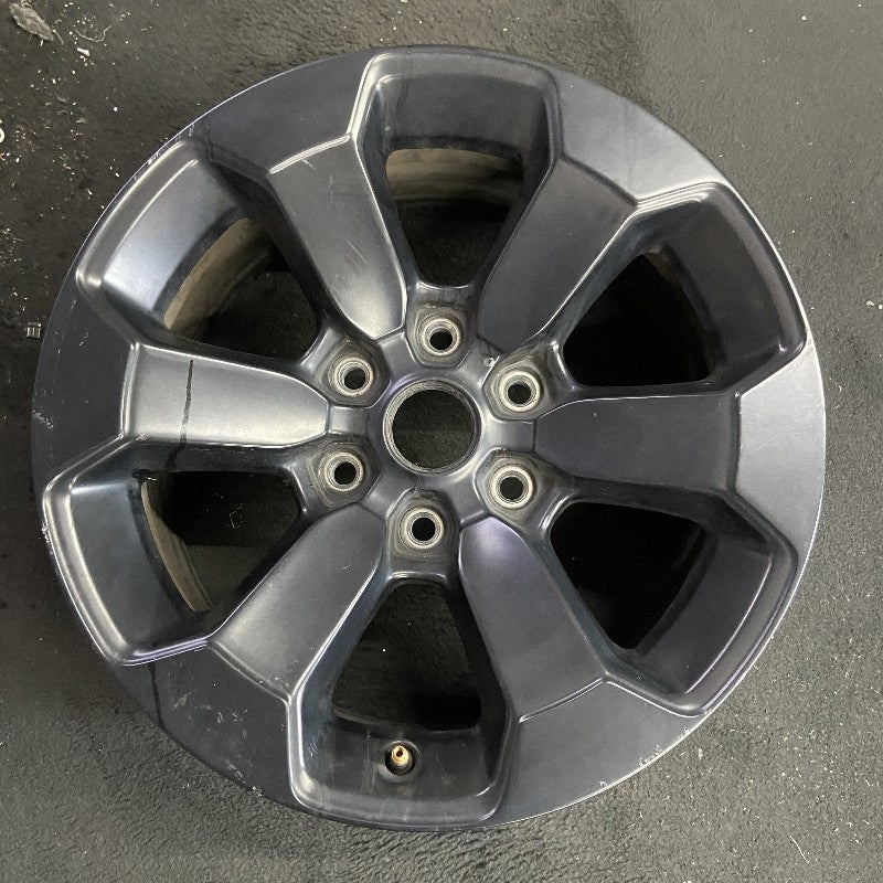 18″ DODGE 1500 PICKUP 20-21 6 lug 18×8 aluminum 6 spoke opt WBS black Original OEM Wheel Rim