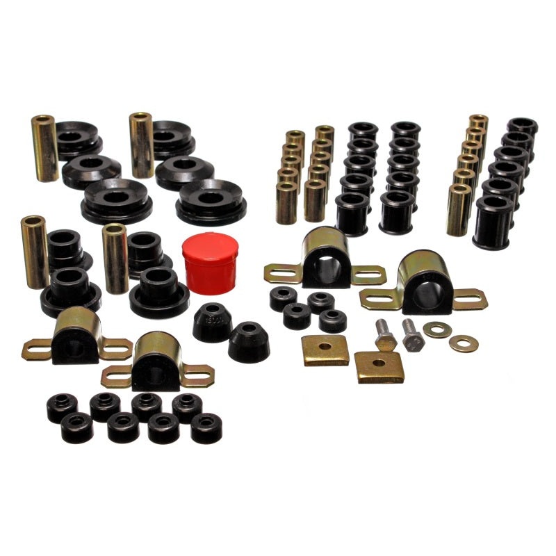 Energy Suspension 95-98 Nissan 240SX (S14) Black Hyper-Flex Master Bushing Set