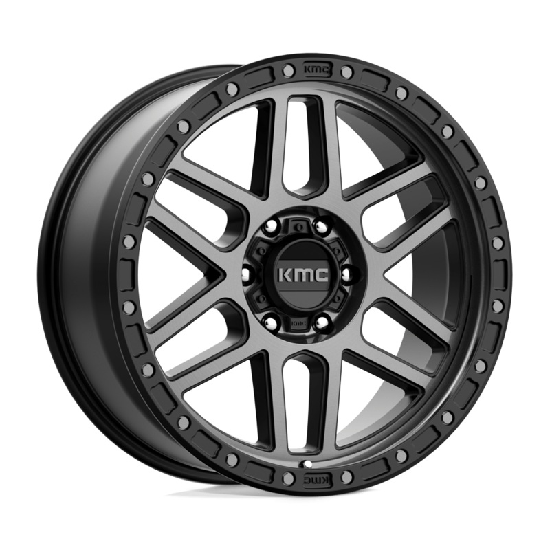 KMC Wheels KM544 Mesa 20″ 6×139.7 Satin Black With Gray Tint