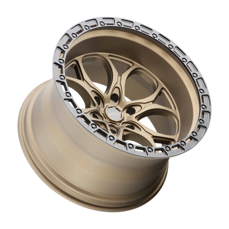 Weld Off-Road Ledge Six 20×10 / 6×139.7 BP / ET13 / BS6.00 Satin Black Wheel