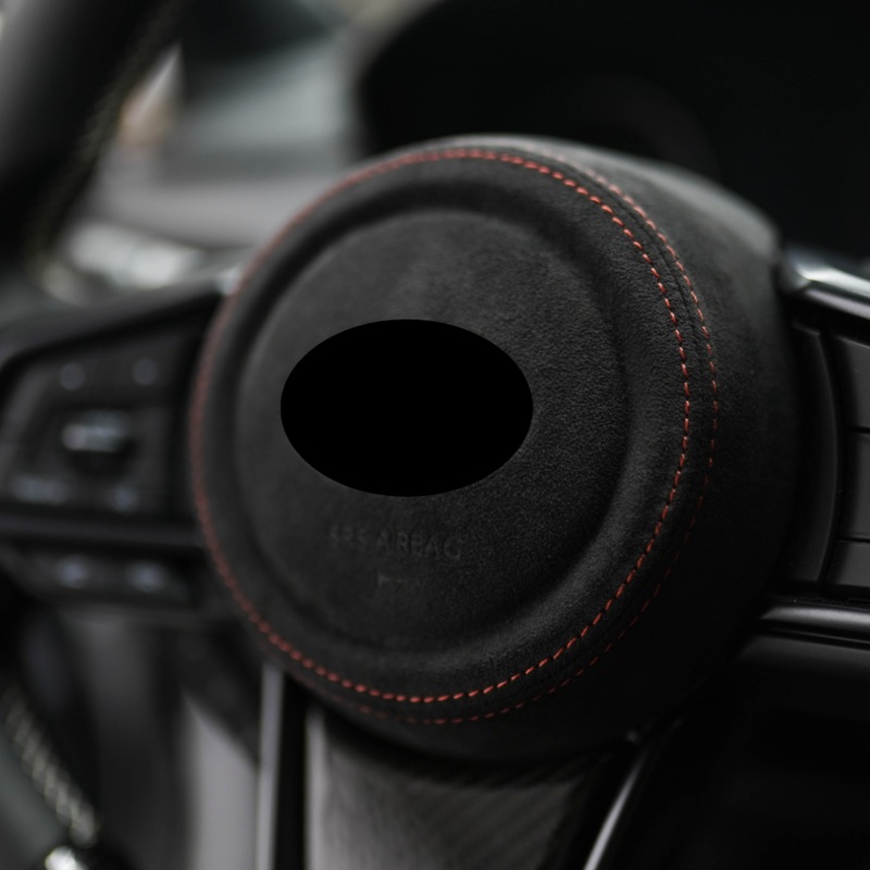 JDMuscle [22-25 WRX] Airbag Cover – Leather / Alcantara