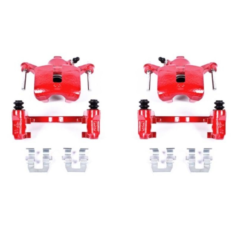 Power Stop 08-09 Buick Allure Rear Red Calipers w/Brackets – Pair
