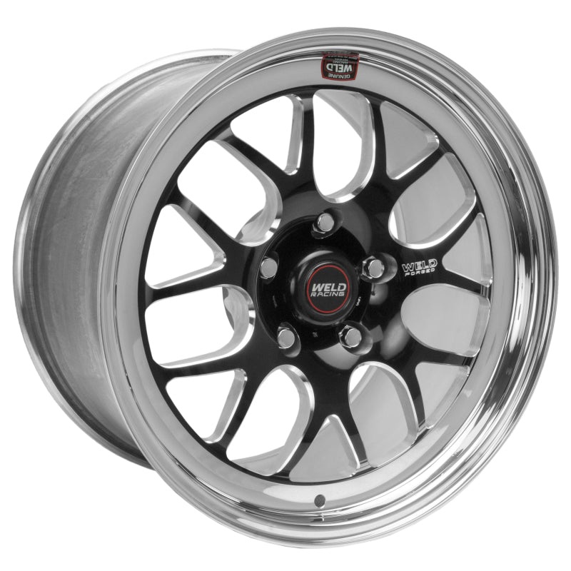Weld S77 17×5 / 5×4.5 BP / 2.2in. BS Black Wheel (High Pad) – Non-Beadlock
