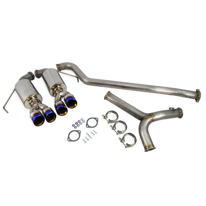 ETS Quiet Catback Exhaust System w/ Polished Tips – 2015-2021 WRX/STI