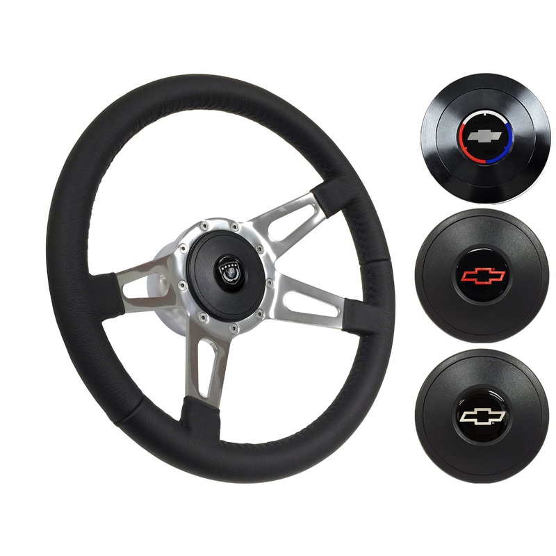 1969-75 Corvette Steering Wheel Kit | Black Leather | ST3070