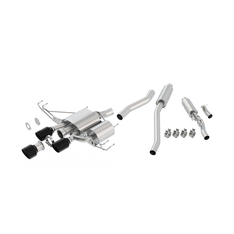 Borla ATAK Catback Exhaust with Ceramic Black Tips – 17+ Civic Type R