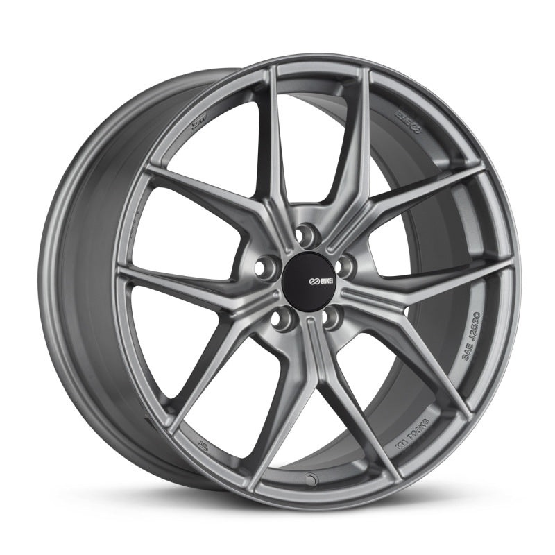 Enkei TSR-X 18×8 45mm Offset 5×114.3 BP 72.6 Hub Bore Storm Gray Wheel
