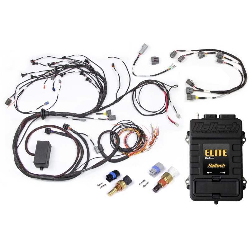 Haltech Elite 2500 Terminated Engine Harness ECU Kit w/ Late Ignition
