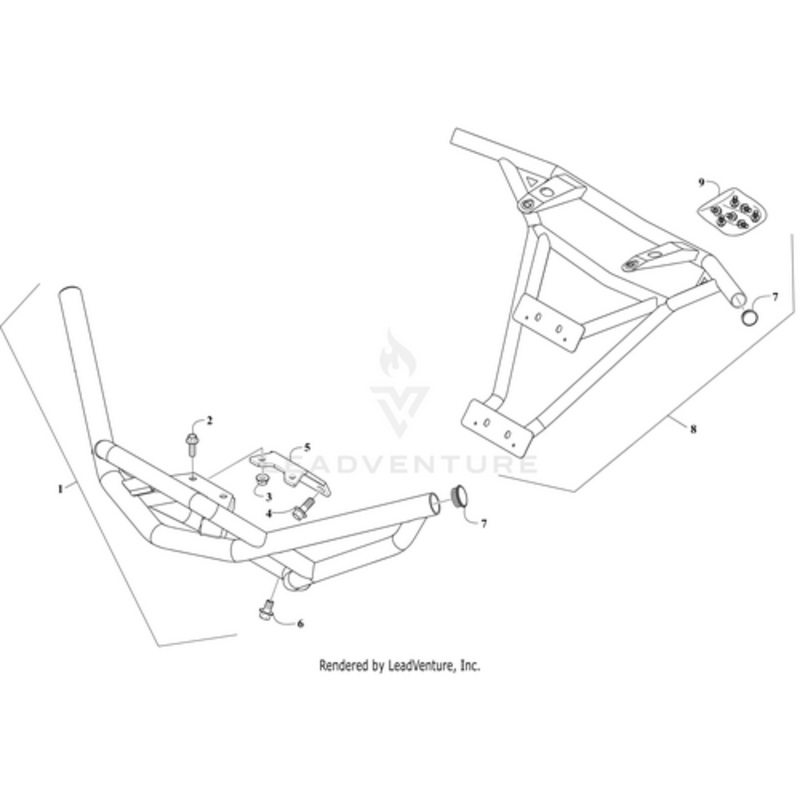 Bumper Bracket by Arctic Cat