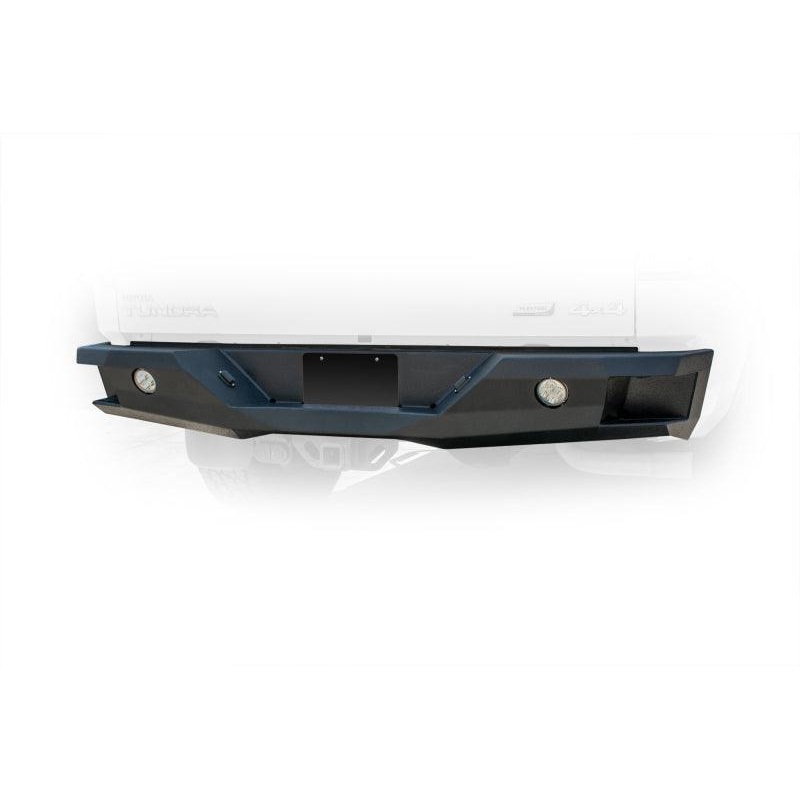 DV8 Offroad 07-13 Toyota Tundra Rear Bumper Winch Ready – Black Powdercoat