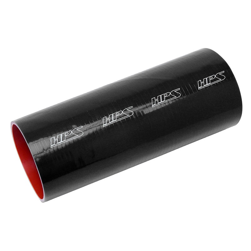 HPS 6″ 4-ply Reinforced Silicone Straight Coupler Hose | Universal (HTST-600-BLK)