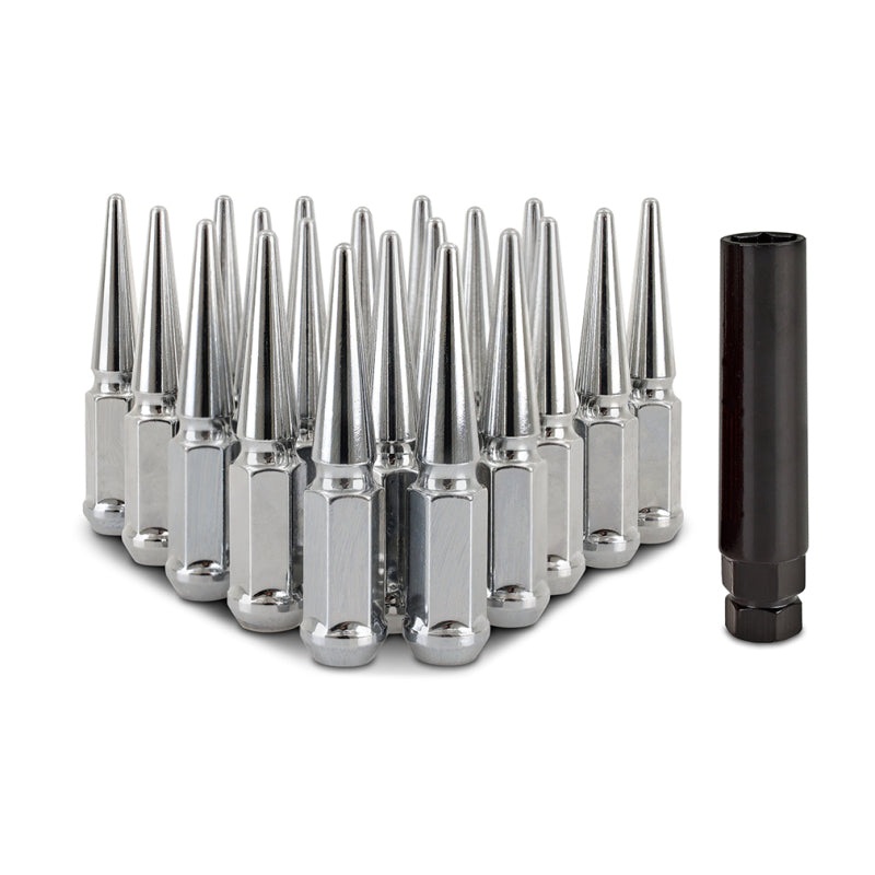 Mishimoto Steel Spiked Lug Nuts M12x1.5 20pc Set – Chrome