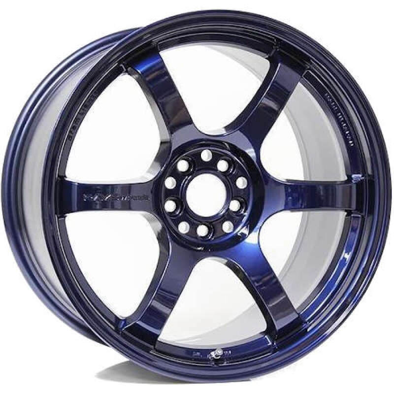 Gram Lights 57DR 18×9.5 +12 5-114.3 Eternal Blue Pearl Wheel (MOQ20)