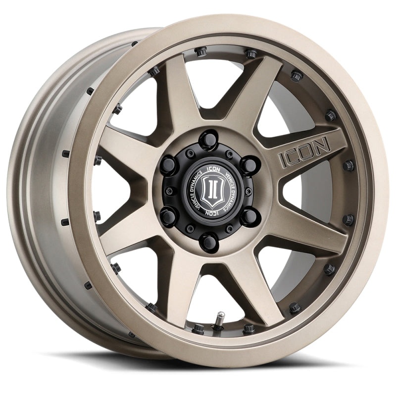 ICON Rebound Pro 17×8.5 5×5 -6mm Offset 4.5in BS 71.5mm Bore Bronze Wheel