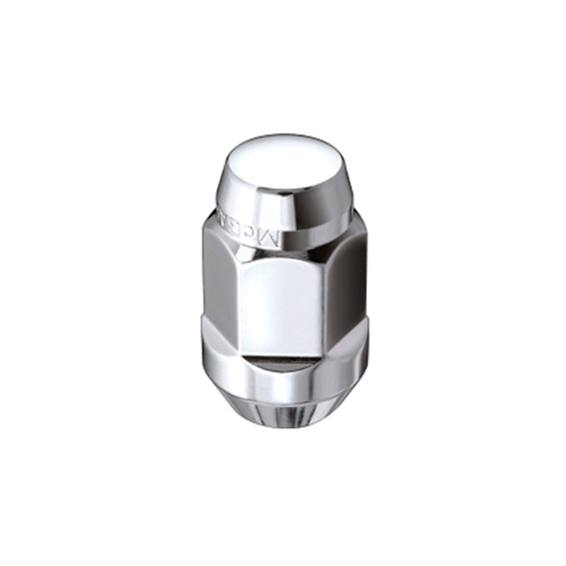 McGard Hex Lug Nut (Cone Seat Bulge Style) M12X1.5 / 3/4 Hex / 1.45in. Length (Box of 100) – Chrome