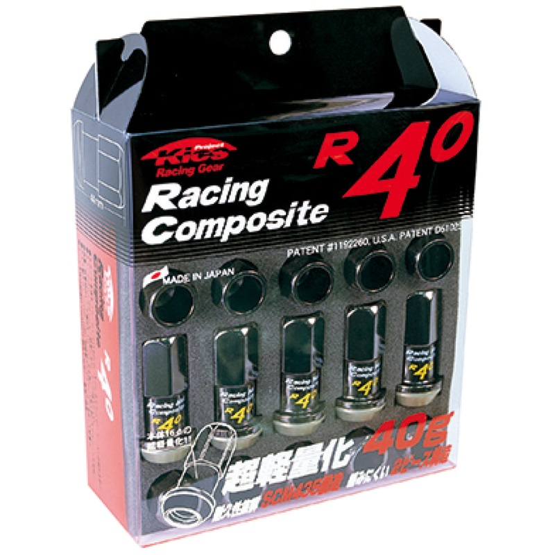Project Kics 12×1.50 R40 Lug Nuts – Black (20 Pcs)