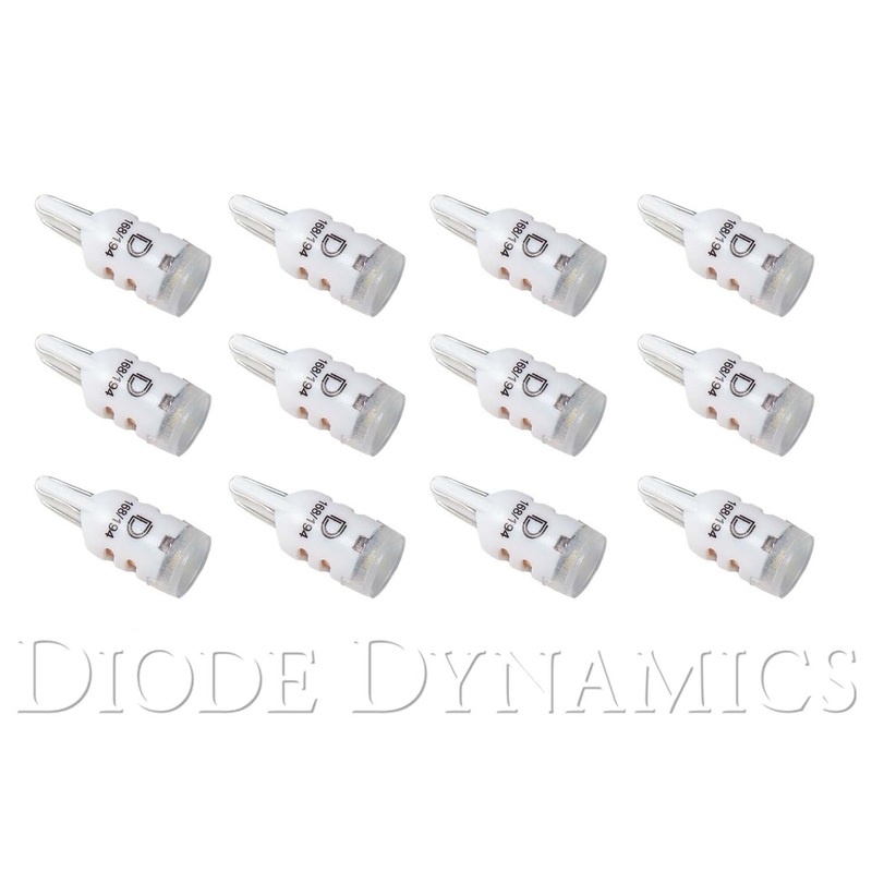 194 LED Bulb HP5 LED Cool White Set of 12 Diode Dynamics