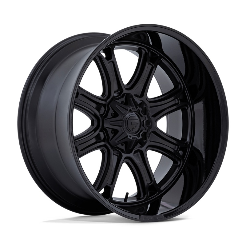 Fuel Wheels Darkstar 24″ 6×114.3/6×139.7 Matte Black With Gloss Black Lip