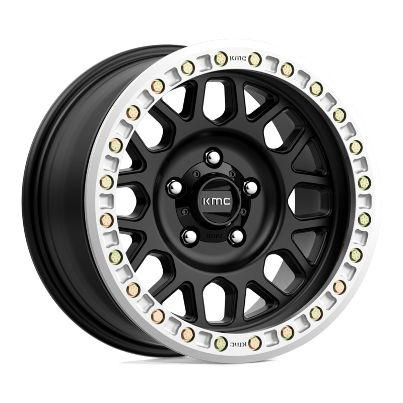 KMC Wheels KM234 Grenade Desert Beadlock 20″ 8×165.1 Satin Black