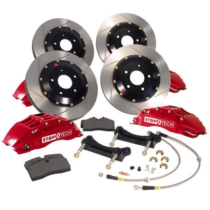 StopTech 08-10 Evolution X Front Big Brake Kit (Mitsubishi EVO X)