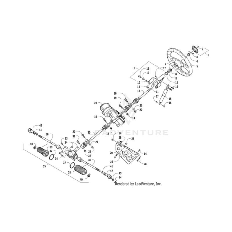 Tie Rod End,Inner-Sport By Arctic Cat