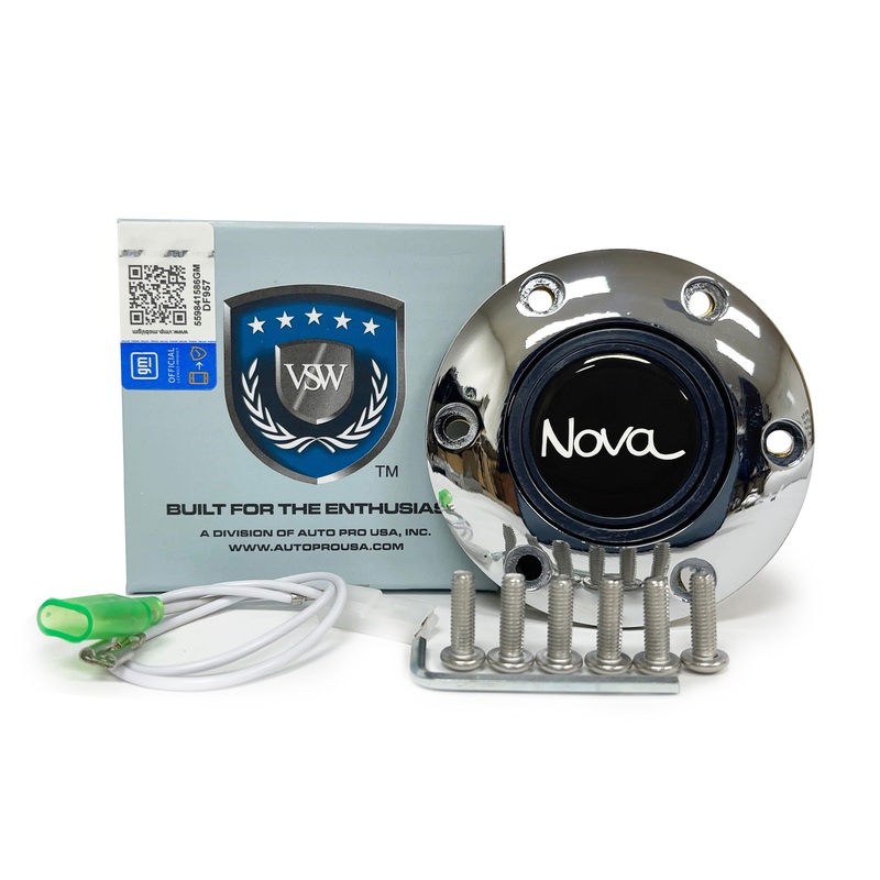 VSW S6 | Nova Emblem, 1966-72 | Chrome Horn Button | STE1034CHR