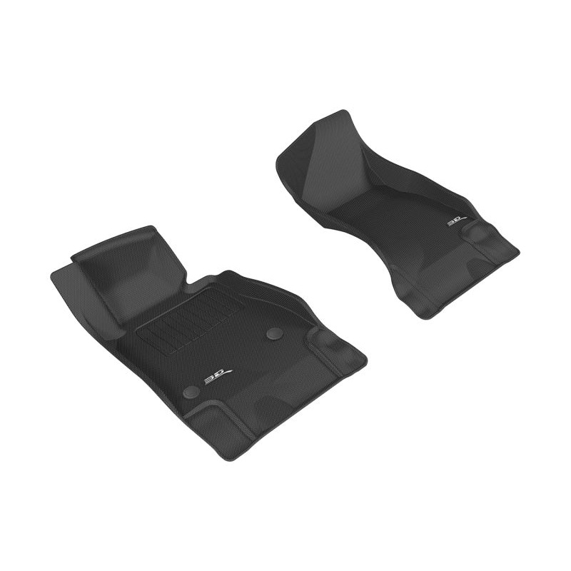 3D MAXpider 2016-2020 Chevrolet Camaro Kagu 1st Row Floormat – Black