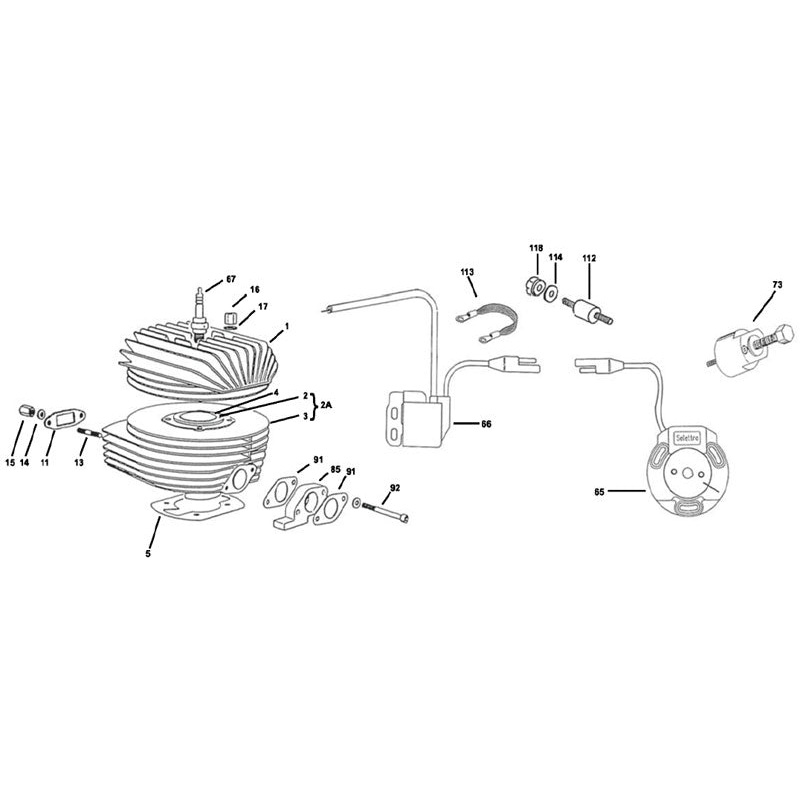 85. 992321 Carb Spacer for KPV1 Small Carb