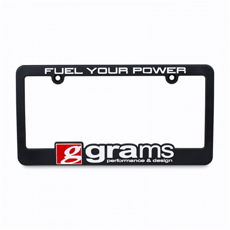 Grams License Plate – Fuel Your Power
