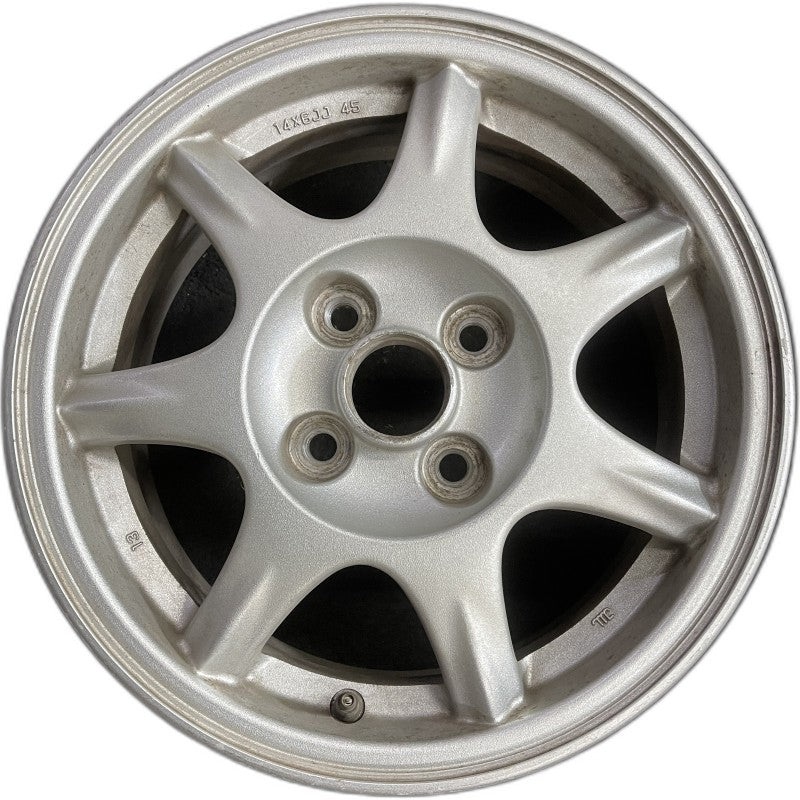 14″ MAZDA MX-5 MIATA 94 14×6 alloy 7 spoke pewter Original OEM Wheel Rim
