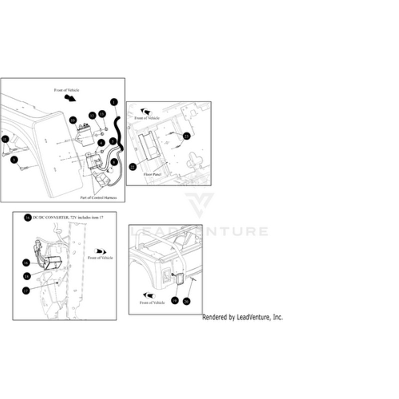 Dc/Dc Converter Isolated 72V (Inc. 17) by Arctic Cat