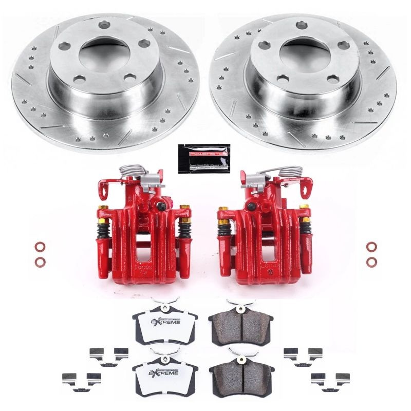 PowerStop Power Stop 99-04 Audi A6 Quattro Z26 Street Kit w/ Calipers – Rear
